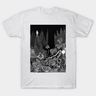 Silence - A Fable - Harry Clarke for E.A. Poe T-Shirt